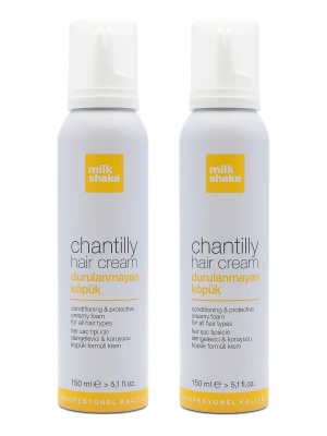 Milk Shake Nemlendirici Saç Köpüğü 2 Adet 150 ml - Chantilly Hair Cream