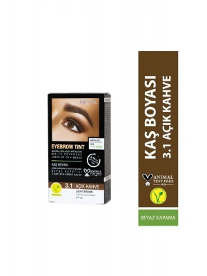 Neva Eyebrow Tint Vegan Kaş Boyası Seti 3.1 Açık Kahve