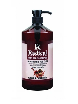 Radical Macadamia Yağ Özlü Boyalı ve Yıpranmış Saçlar İçin Onarıcı ve Renk Koruyucu 1000ml Bakım Şampuanı
