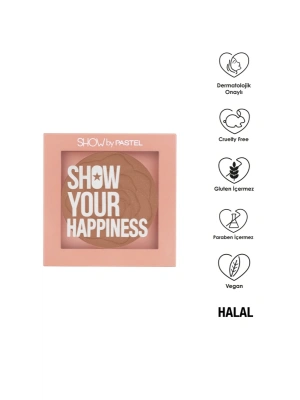 Show By Pastel Show Your Happiness Blush - Allık 208 Cool 4.2 g