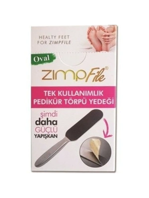 Zımpfile Tek Kullanımlık Pedikür Törpüsü Oval 100 Adet
