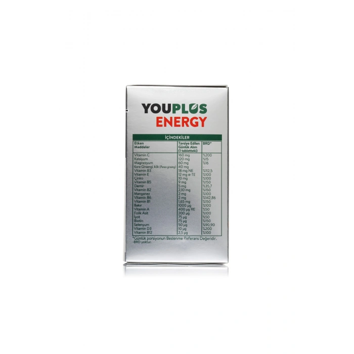 Energy Vitamin Mineral Kompleksi 30 Tablet