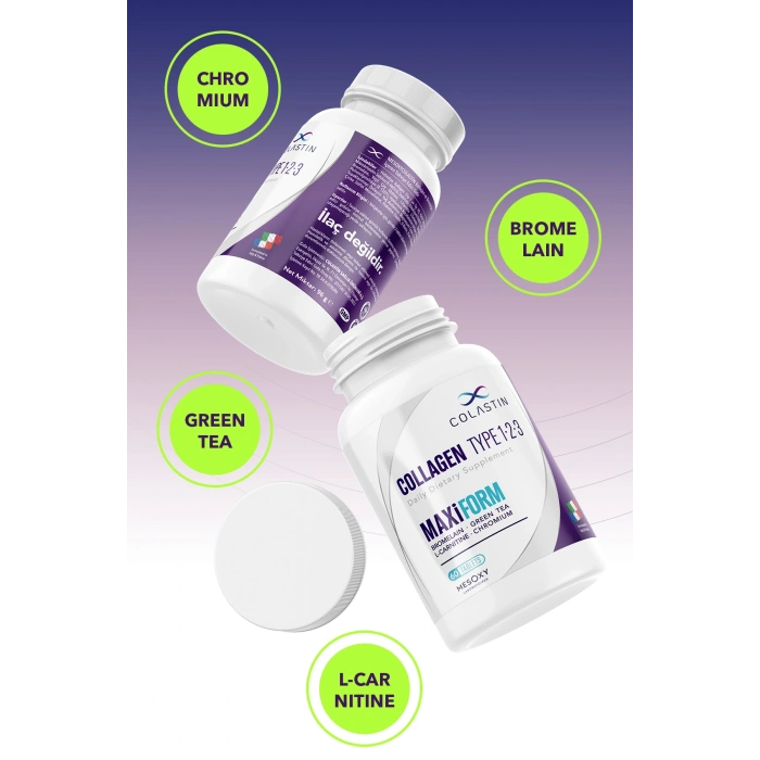 Maxiform Kolajen Tip 1 · 2 · 3 Güzellik Ve Form Bir Arada | 3 Al 2 Öde | 180 Tablet