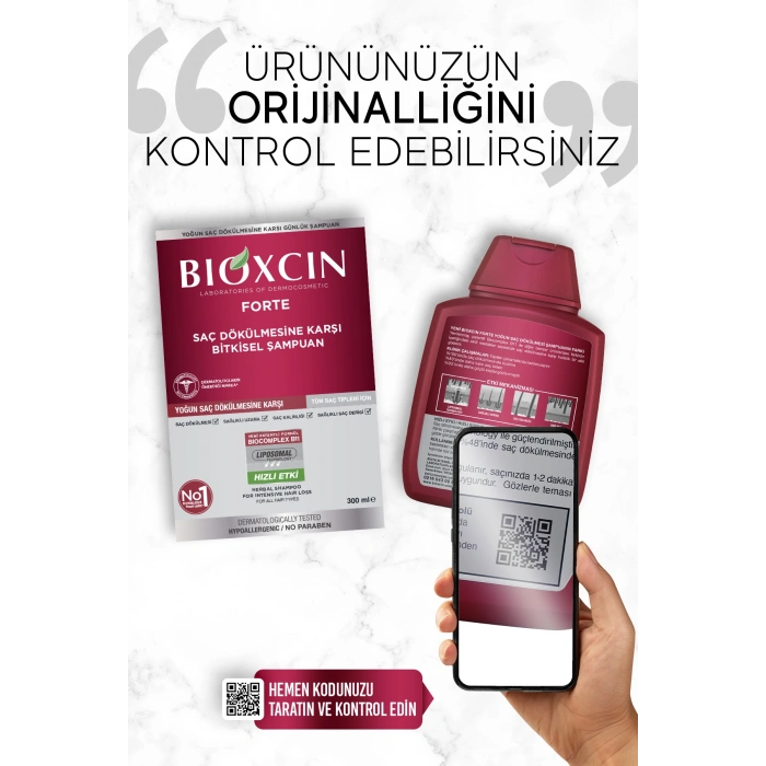 Forte Şampuan Tüm Saç Tipleri Için 3x300ml - Yoğun Dökülme Şampuanı Avantajlı Paket
