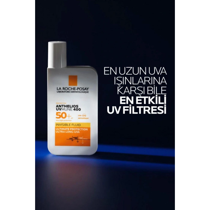 Anthelios Uvmune Fluid SPF+50 Tüm Ciltler İçin Yüksek Korumalı Yüz Güneş Kremi