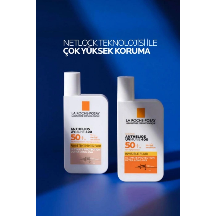 Anthelios Uvmune Fluid SPF+50 Tüm Ciltler İçin Yüksek Korumalı Yüz Güneş Kremi