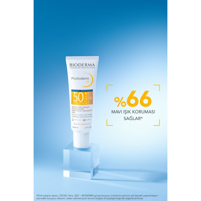 Photoderm M SPF50+ Kapatıcı Etkili Leke Karşıtı Renkli Güneş Kremi Golden 40 ML