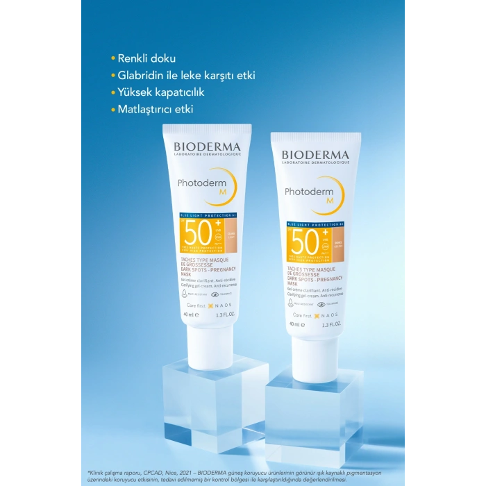 Photoderm M SPF50+ Kapatıcı Etkili Leke Karşıtı Renkli Güneş Kremi Golden 40 ML