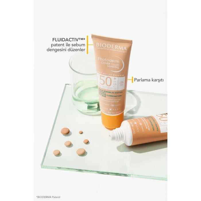 Photoderm Cover Touch SPF50+ Karma ve Yağlı Ciltler Kapatıcı Etkili Güneş Kremi Very Light 40 ML