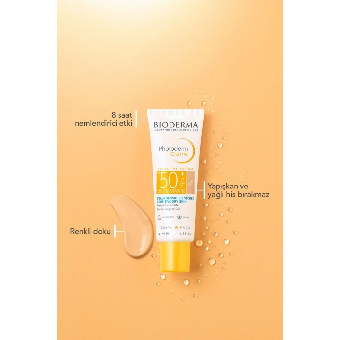Photoderm Creme Kuru Cilt Için Spf 50 Light Renkli Güneş Kremi 40 ml