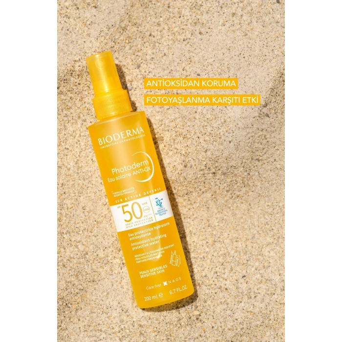 Photoderm Anti-Ox SPF50 Hassas&Tüm Ciltler Antioksidan Etkili Yaşlanma Karşıtı Güneş Koruyucu 200ML