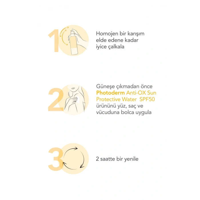 Photoderm Anti-Ox SPF50 Hassas&Tüm Ciltler Antioksidan Etkili Yaşlanma Karşıtı Güneş Koruyucu 200ML