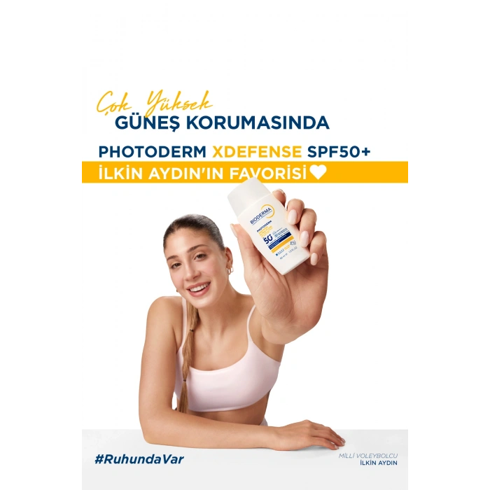 Photoderm XDefense SPF50+ Hassas&Tüm Ciltler Yüksek Korumalı Akışkan Güneş Kremi Renksiz 40 ML