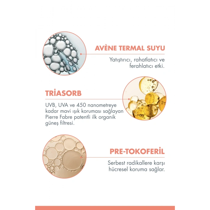 Cream SPF 50+ Kuru Ciltler için Renkli Güneş Kremi Yüksek Koruma ve Nemlendirici Etkili 50 ml