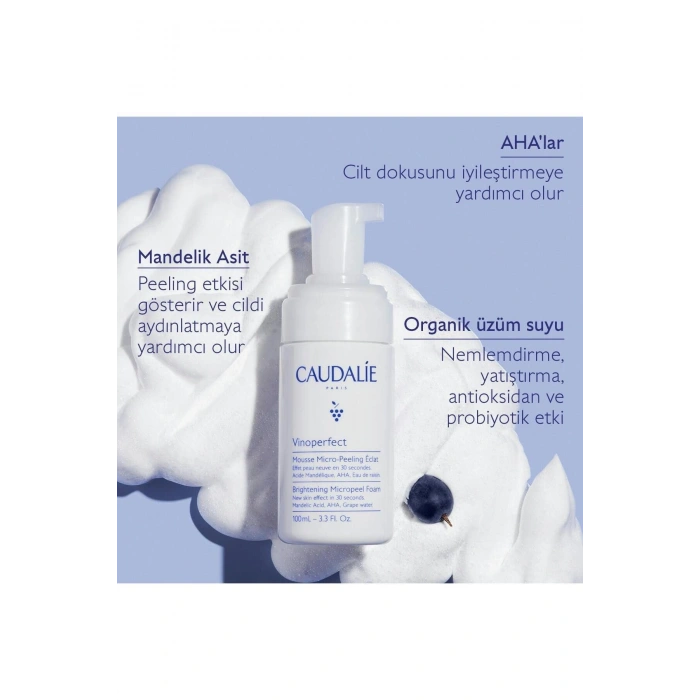 Vinoperfect Işıltı Verici Mikro Peeling Temizleme Köpüğü 100 ml