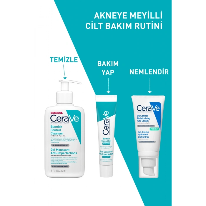 YAĞLI VE AKNEYE EĞİLİM GÖSTEREN CİLTLERE ÖZEL SALİSİLİK ASİT İÇERİKLİ YÜZ TEMİZLEME JELİ 236 ML