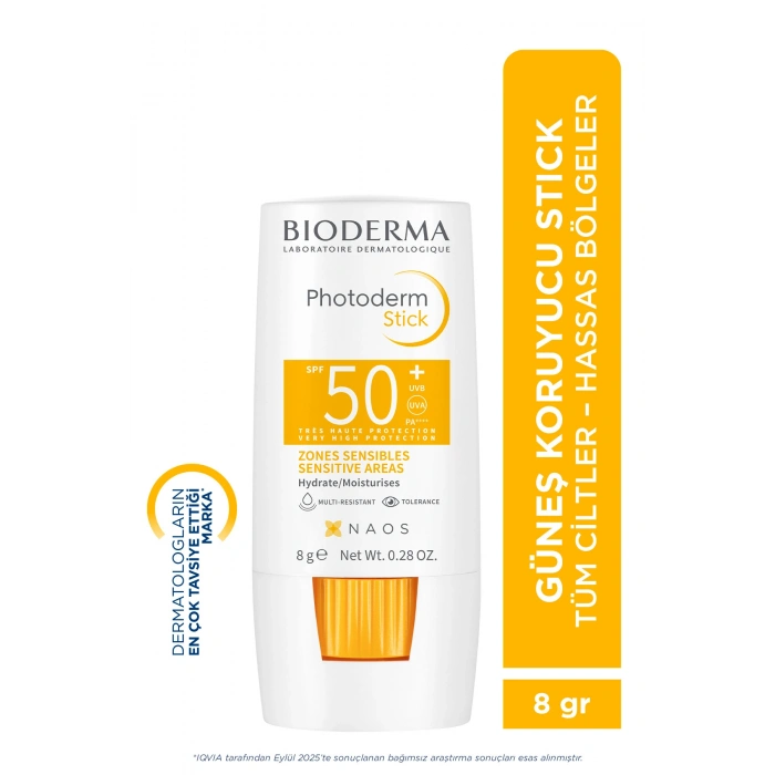 Photoderm Stick SPF50+ Hassas&Tüm Ciltler İçin Çok Yüksek Korumalı Stick Güneş Kremi 8 gr
