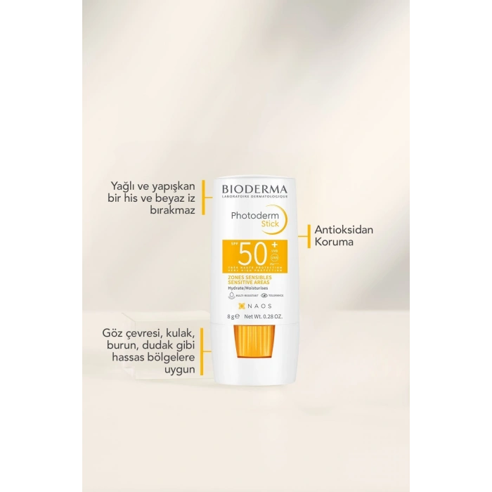 Photoderm Stick SPF50+ Hassas&Tüm Ciltler İçin Çok Yüksek Korumalı Stick Güneş Kremi 8 gr