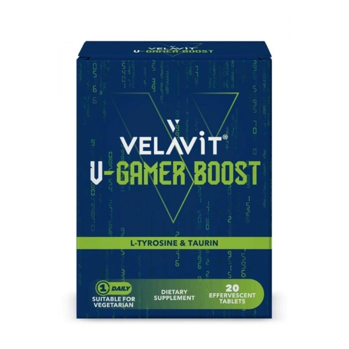 V-Gamer Boost L-tirozin, Taurin ve Ginseng İçeren Takviye Edici Gıda
