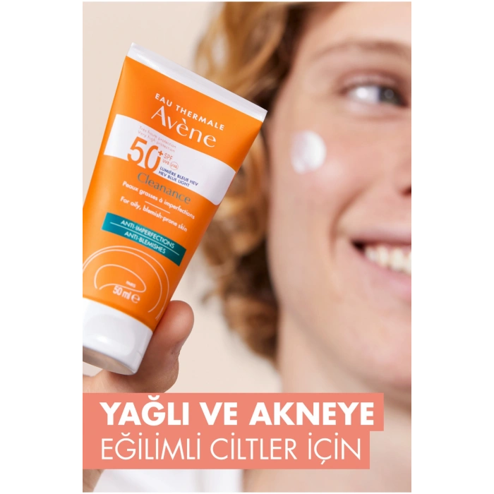 Cleanance SPF50+ Yağlı ve Akneye Eğilimli Ciltler için Yüksek Korumalı Güneş Kremi 50 ml