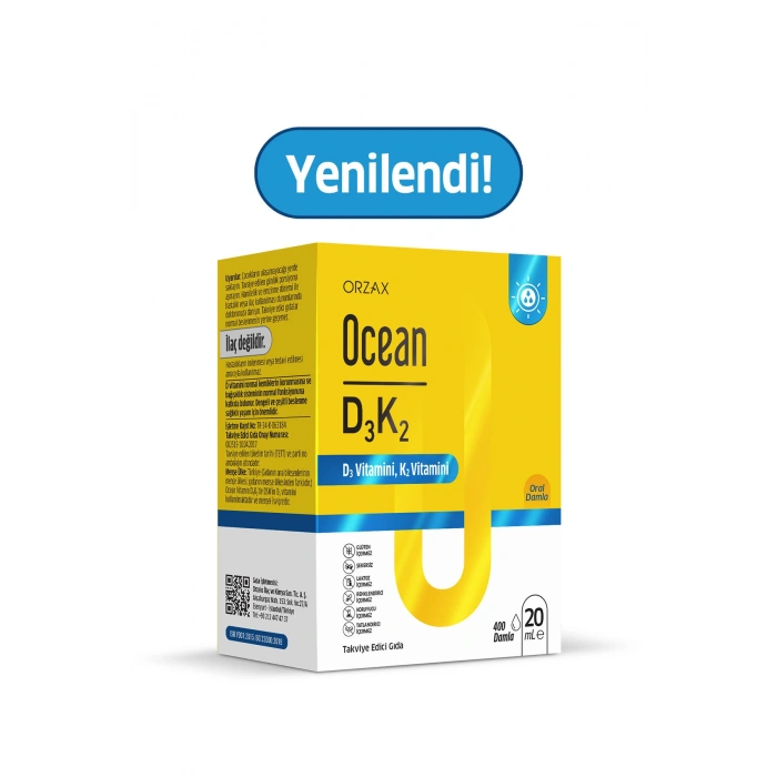 Orzax D3K2 20ml Damla
