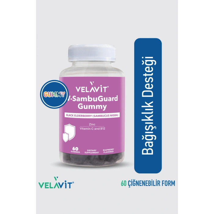 V-SambuGuard Gummy - Bağışıklık için - 60 Adet Çiğnenebilir Vitamin