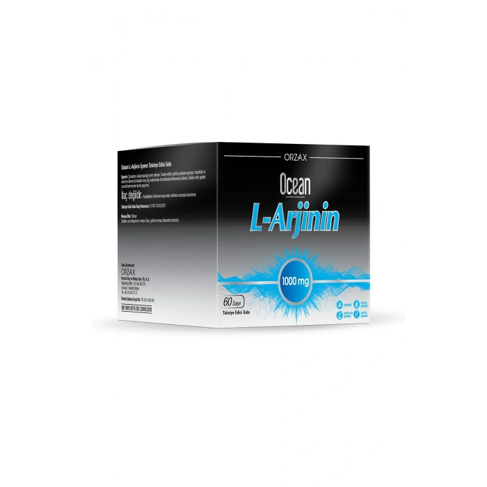 Orzax L-Arjinin 1000 mg Takviye Edici Gıda 60 Saşe