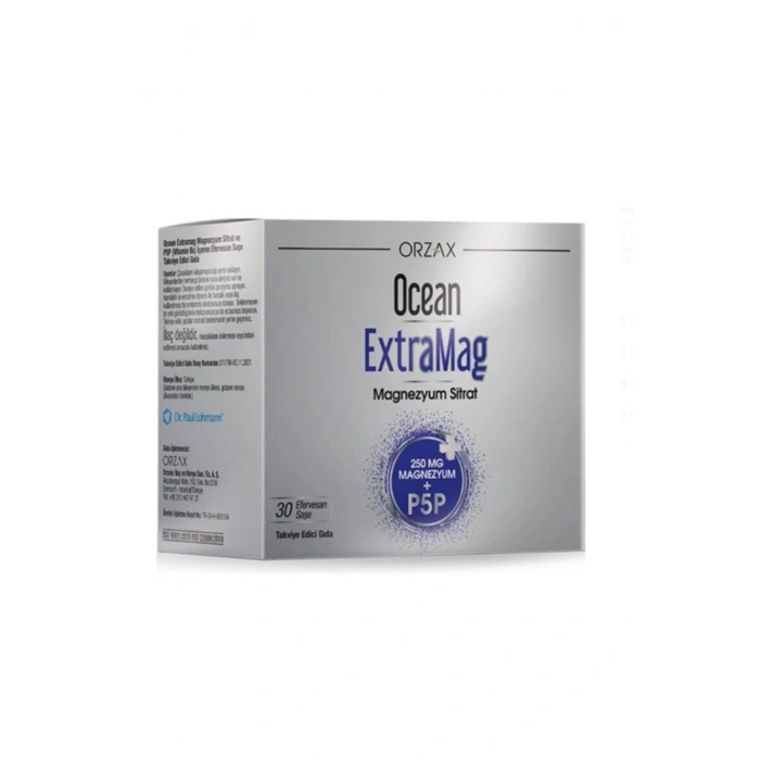 Extramag Magnezyum Sitrat 250 mg + P5p 30 Saşe