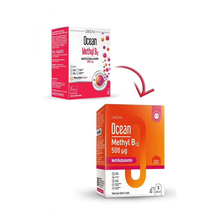 Metil B12 500 mcg Sprey 5 ml