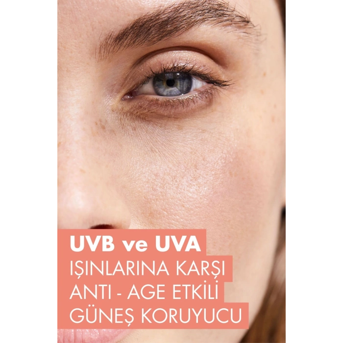 Tinted Anti-Age SPF 50+ Yaşlanma Karşıtı Renkli Güneş Kremi Yüksek Koruma 50 ml