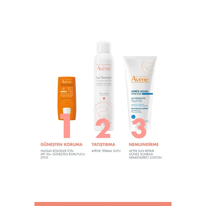 Stick Güneş Kremi SPF 50+ Hassas Bölgeler için Yüksek Koruma Sağlayan Güneş Koruyucu 8 gr
