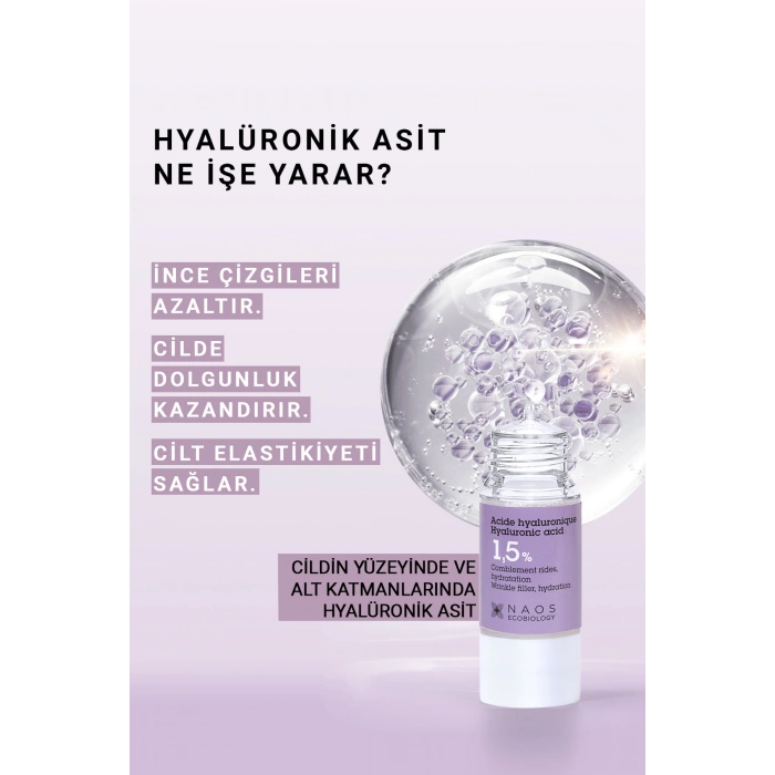 Pure Active Hyaluronik Asit İnce Kırışıklık Karşıtı & Dolgunlaştırıcı Konsantre Bakım Serumu 15 ML