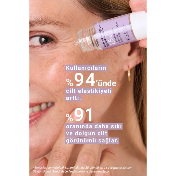Pure Active Hyaluronik Asit İnce Kırışıklık Karşıtı & Dolgunlaştırıcı Konsantre Bakım Serumu 15 ML