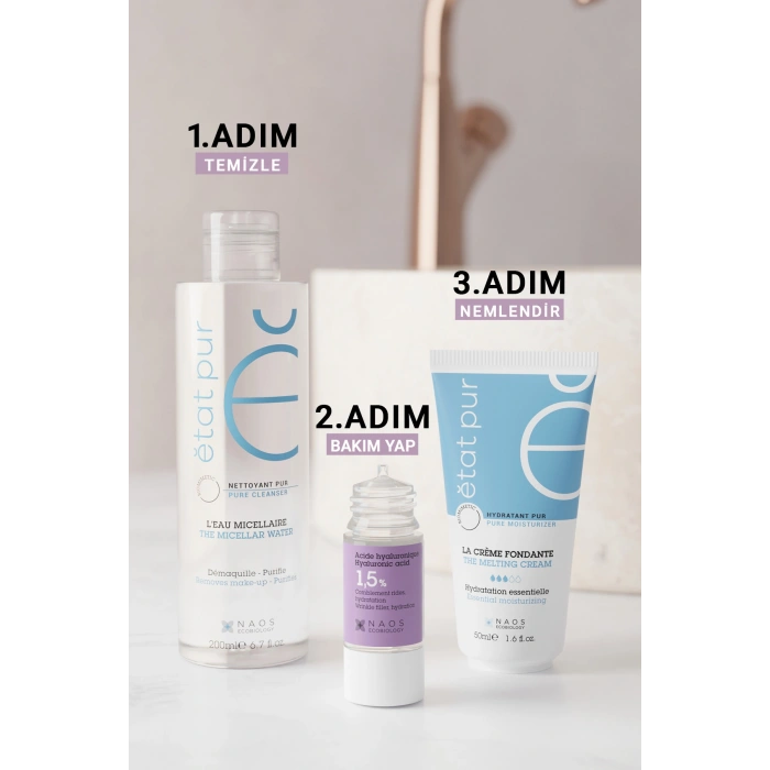 Pure Active Hyaluronik Asit İnce Kırışıklık Karşıtı & Dolgunlaştırıcı Konsantre Bakım Serumu 15 ML