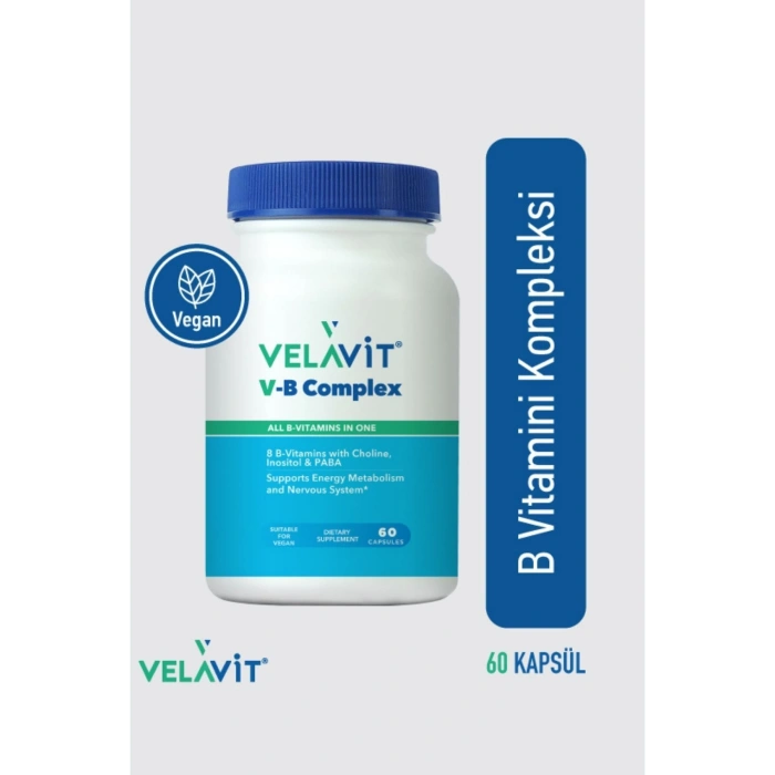V-B Complex- B Kompleks Vitamini - 60 Kapsül