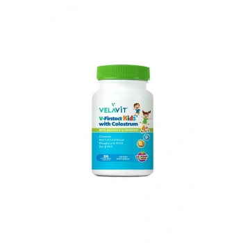 V-Firstect Kids With Colostrum 30 Çiğneme Tableti