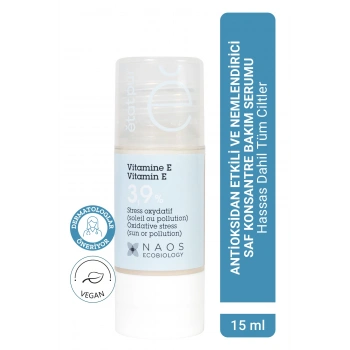 Pure Active E Vitamini Antioksidan Etkili Nemlendirici Cilt Yenileyici Konsantre Bakım Serumu 15ML