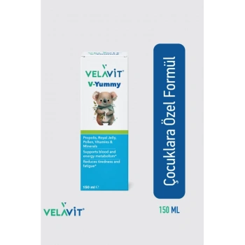 V-Yummy - Çocuklar için Vitamin Desteği Şurup - 150 ml