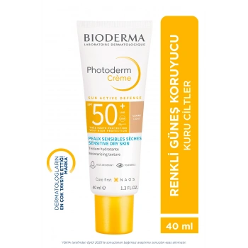 Photoderm Creme Kuru Cilt Için Spf 50 Light Renkli Güneş Kremi 40 ml