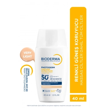Photoderm XDefense SPF50+ Tüm Ciltler UVA/UVB Yüksek Korumalı Renkli Güneş Kremi Very Light 40ML