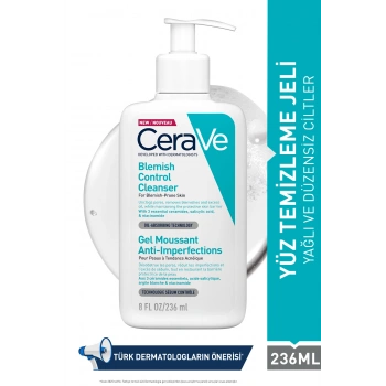YAĞLI VE AKNEYE EĞİLİM GÖSTEREN CİLTLERE ÖZEL SALİSİLİK ASİT İÇERİKLİ YÜZ TEMİZLEME JELİ 236 ML