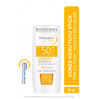 Photoderm Stick SPF50+ Hassas&Tüm Ciltler İçin Çok Yüksek Korumalı Stick Güneş Kremi 8 gr
