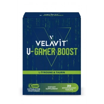 V-Gamer Boost L-tirozin, Taurin ve Ginseng İçeren Takviye Edici Gıda