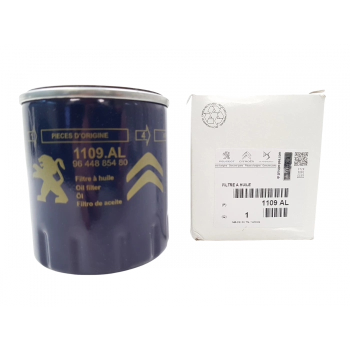 1109AL YAĞ FİLTRESİ 1.2 VTI CITROEN C-Elysee C3 C4 Peugeot 208 307 308 2008 Benzinli