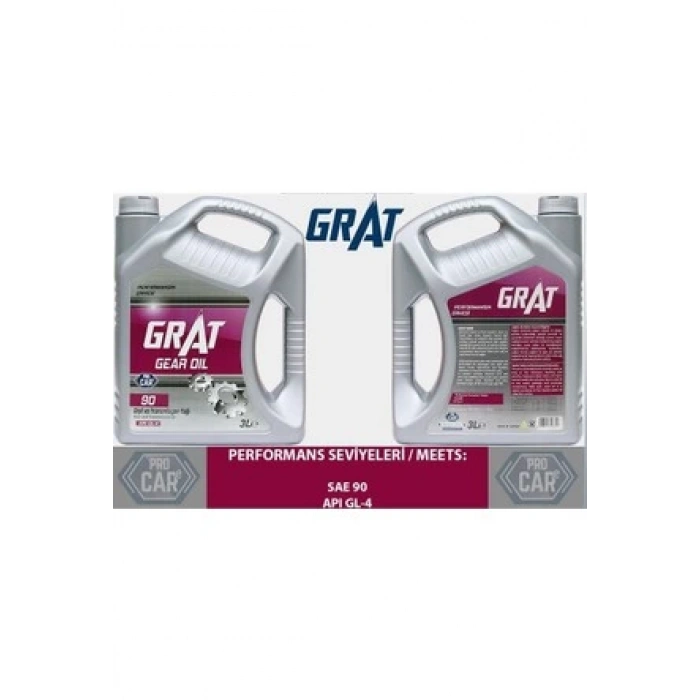 GRAT Şanzıman Yağı 75W80 3L Yarı Sentetik GL-4