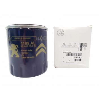 1109AL YAĞ FİLTRESİ 1.2 VTI CITROEN C-Elysee C3 C4 Peugeot 208 307 308 2008 Benzinli