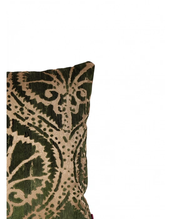 Embossed Damasco Green