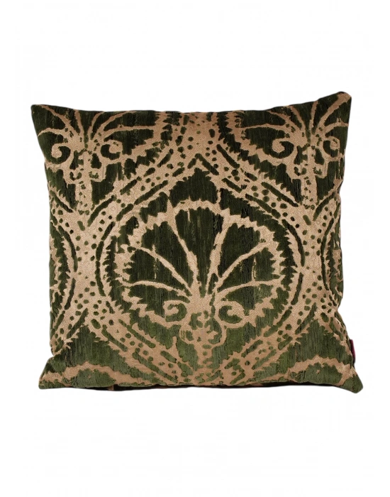 Embossed Damasco Green