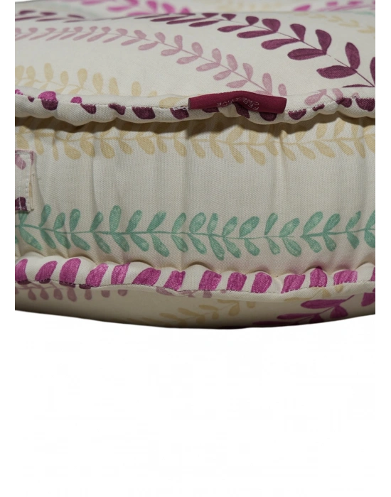 Ottoman Round Ivy Multi Color