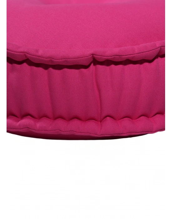 Ottoman Round Pink